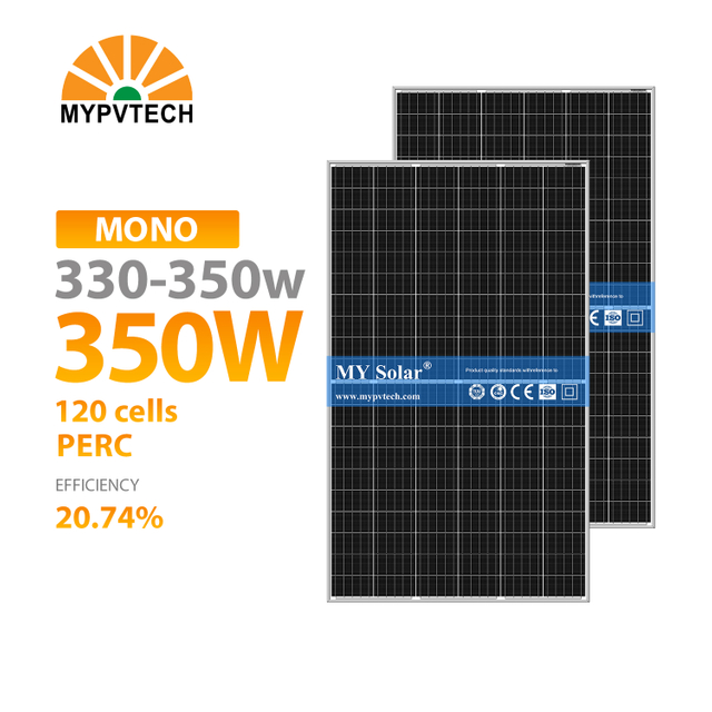 High Efficiency 335-355W PV Monocrystalline Solar Panel and Home Solar Power System and Solar Module