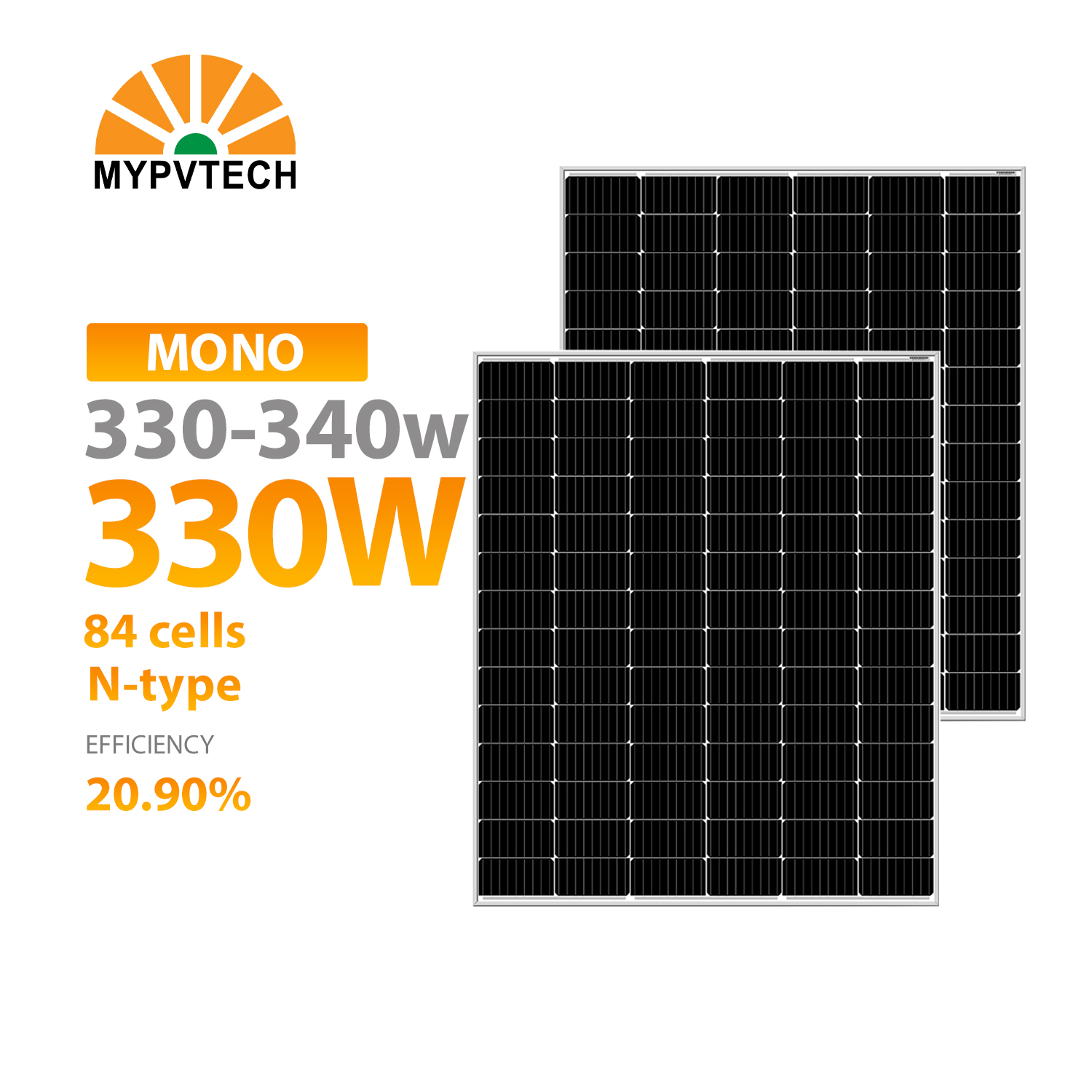 High Efficiency 330-340W PV Monocrystalline Polycrystalline Solar Panel and Home Solar Power System and Solar Module