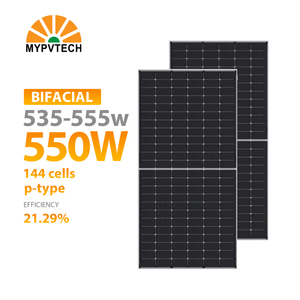 550 Watt Solar Panel 2024 New Efficiency 9BB Monocrystalline for Camping Home Rooftop 