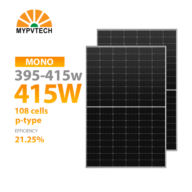 High Efficiency 395-415W PV Monocrystalline Polycrystalline Solar Panel And Home Solar Power System And Solar Module