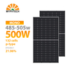 High Efficiency 500W PV Monocrystalline Polycrystalline Solar Panel and Home Solar Power System and Solar Module