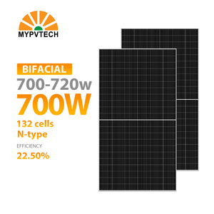 2025 New Solar Panel 600W 610w 620w 630w 650w 700W TUV CE Approved PV Panels Mono P Type Module for Home Mysolar