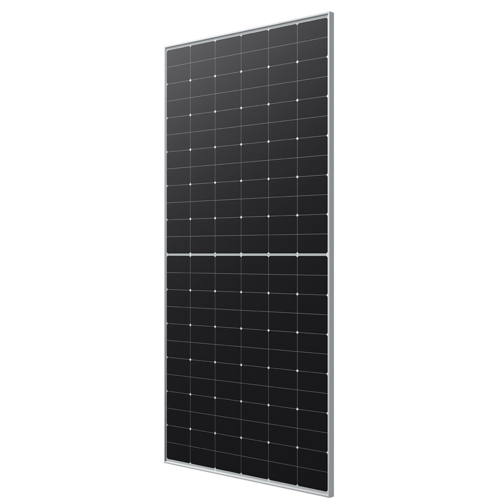 Flexible solar sheet installation on prefabricated house
